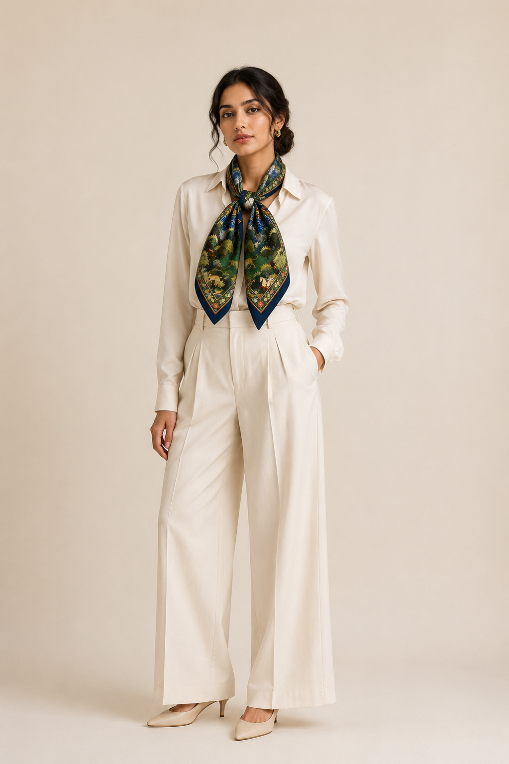 Sacred Forest Silk Scarf