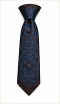 Cobalt Damask Tie for Men