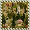 Emerald Garden Silk Scarf