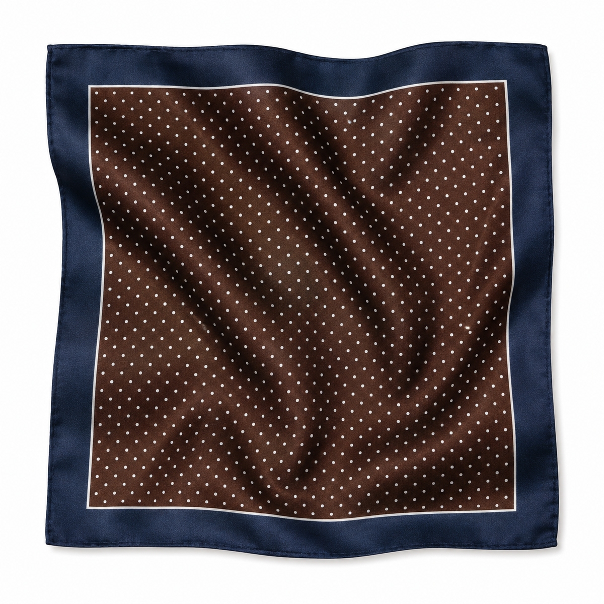 Espresso Dot Pocket Square for Men