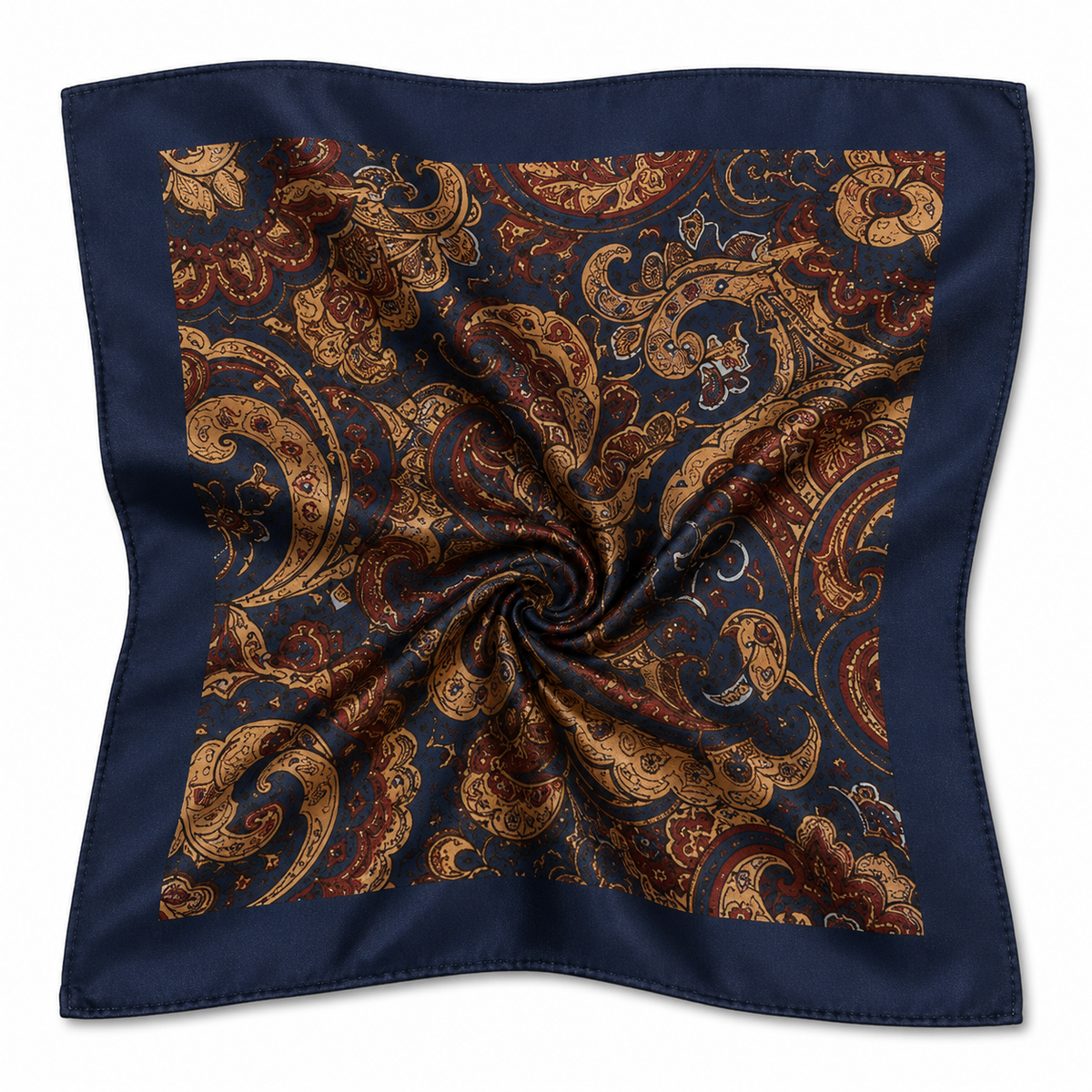 Royal Paisley Pocket Square for Men