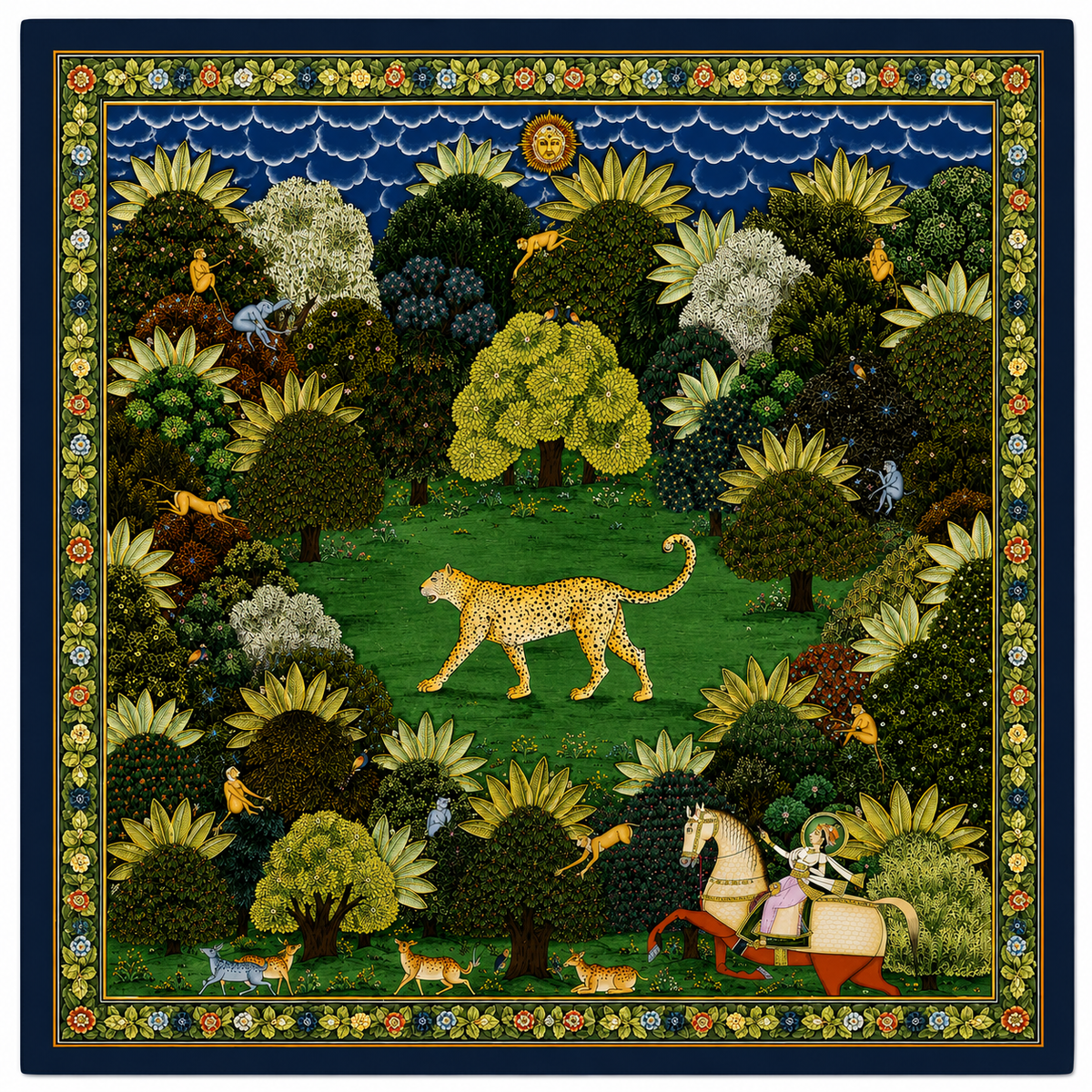 Sacred Forest Silk Scarf