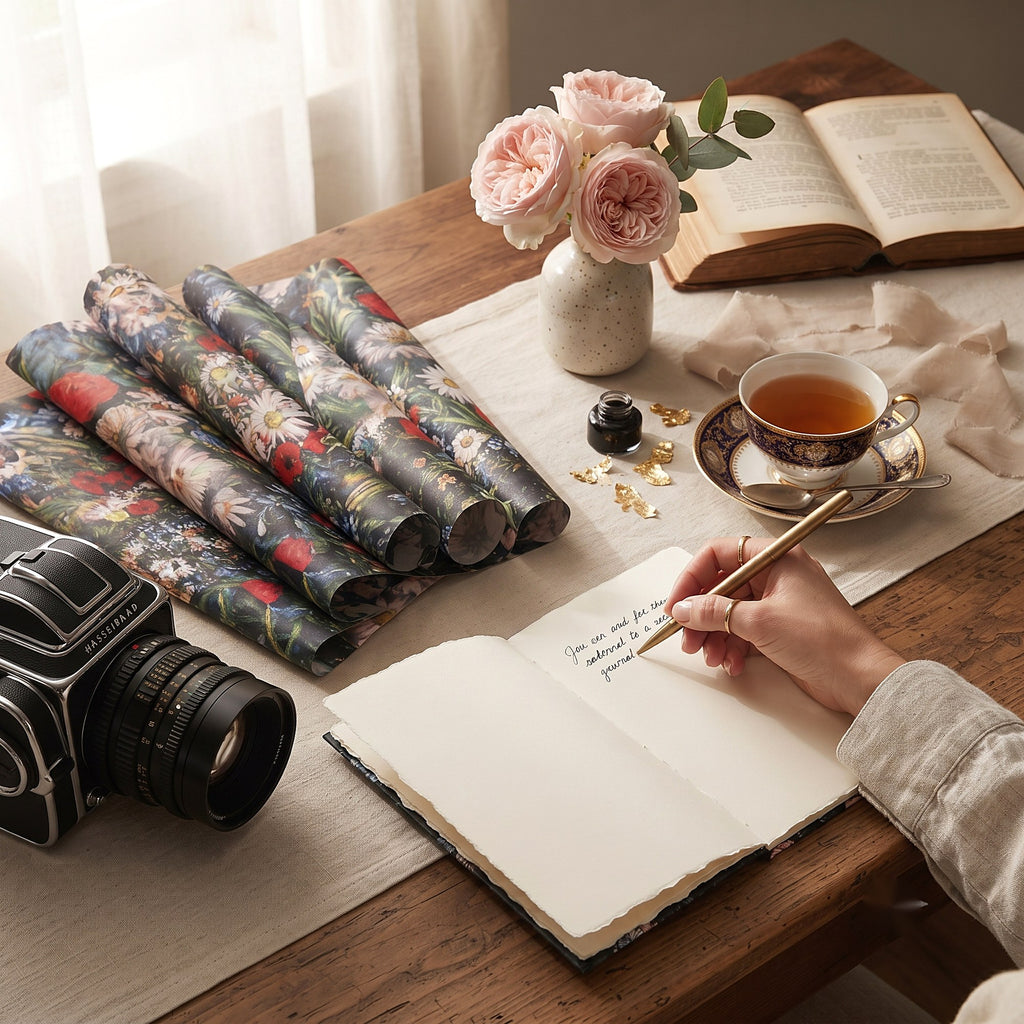 Botanical Wrapping Sheets — lifestyle