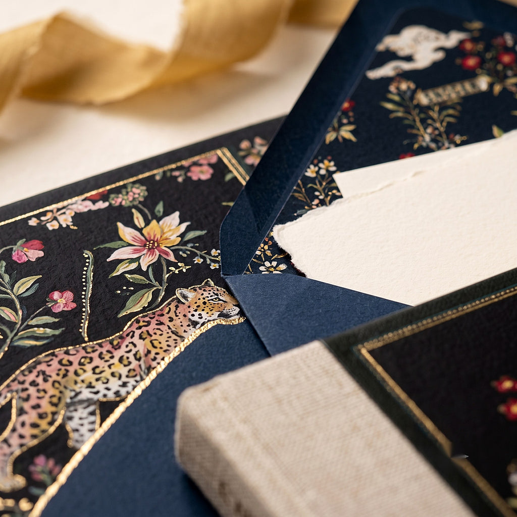 Jaguar Stationery Gift Set — detail