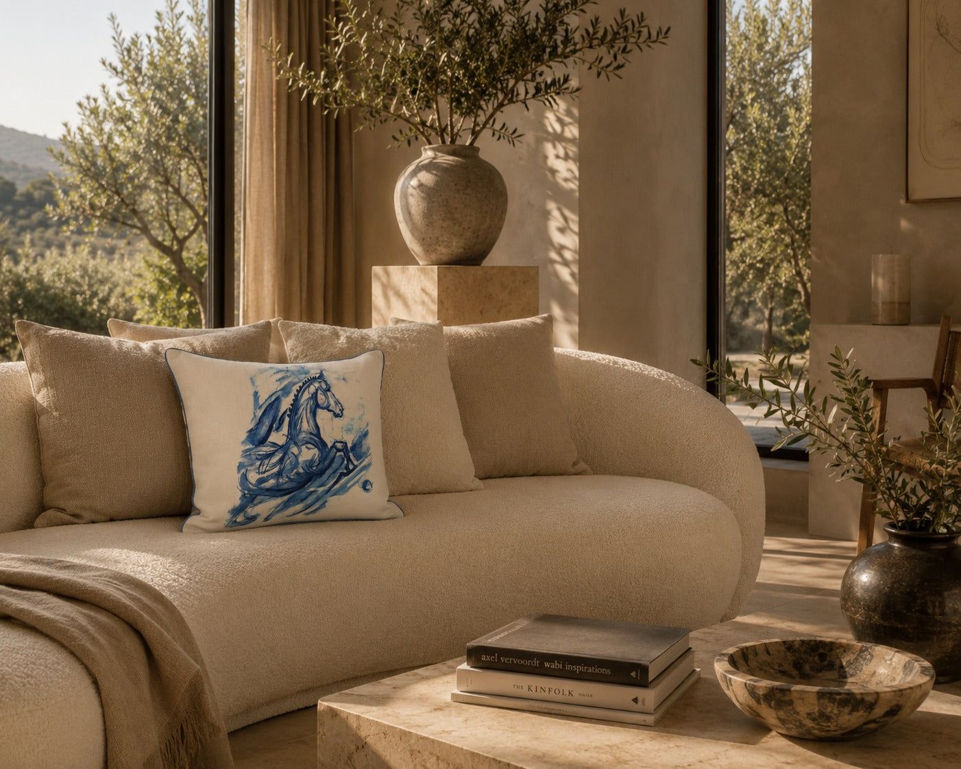 Leaping Horse Cushion