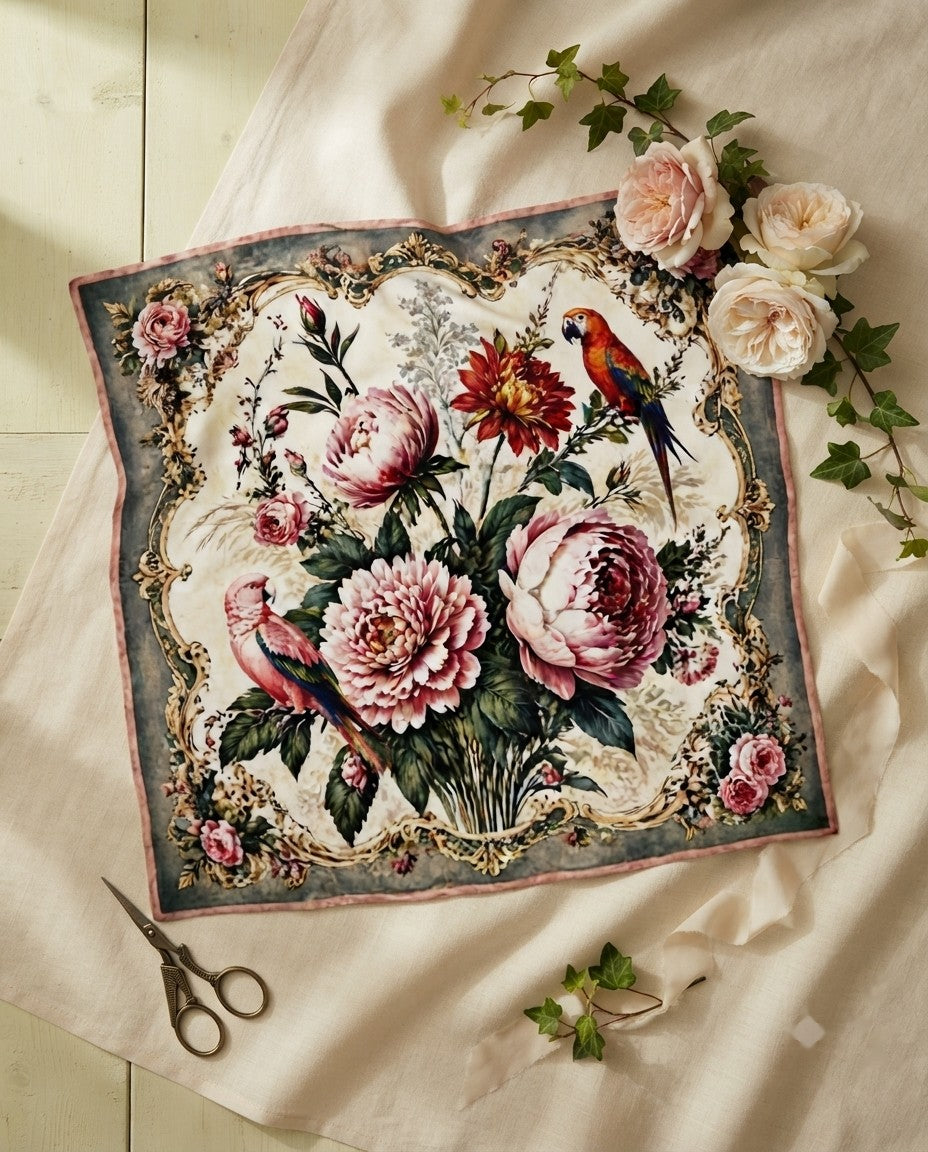 rose-and-parrot-scarf