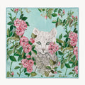 Rosewood Cat Silk Scarf
