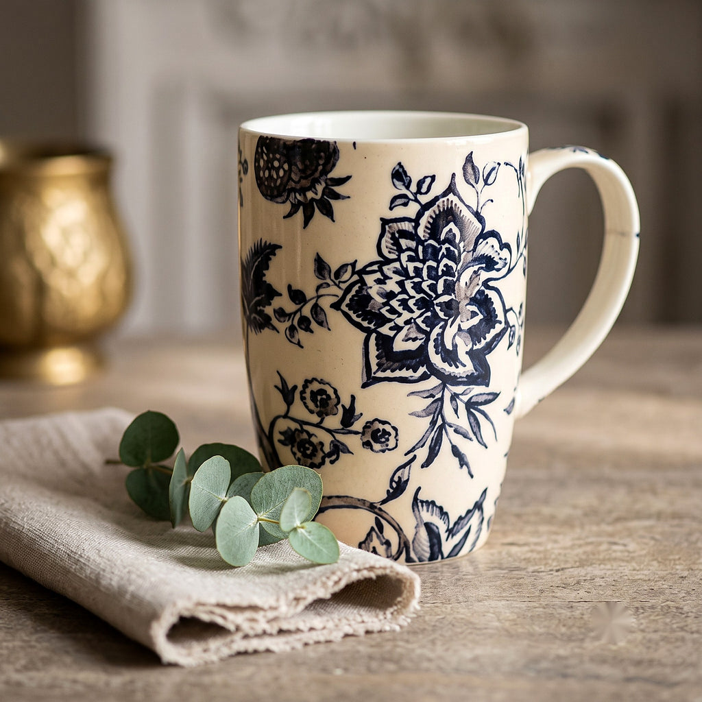 Toile Botanical Mug — catalogue